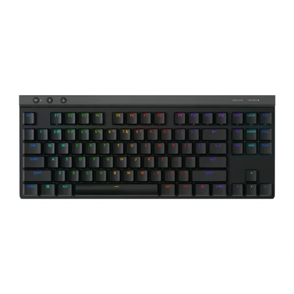 Logitech G515 LIGHTSPEED TKL — Teclado mecánico, inalámbrico, tri-mode, táctil, inglés - Negro