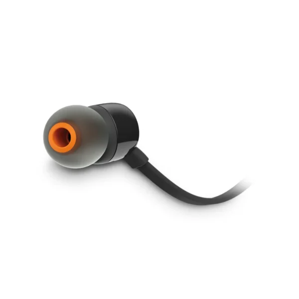 JBL Tune 110E - Audífonos intraaurales con cable, 3.5 mm - Negro - Imagen 4