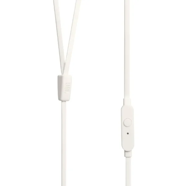 JBL Tune 110E - Audífonos intraaurales con cable, 3.5 mm - Blanco - Imagen 5