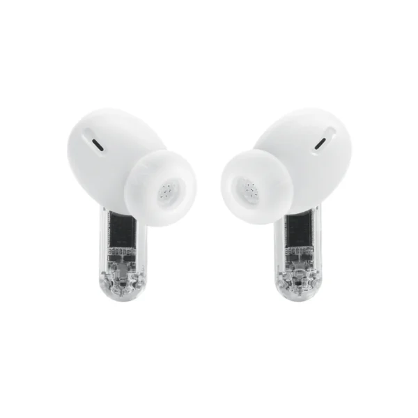 JBL Tune Beam 2 Ghost Edition - Auriculares inalámbricos TWS, ANC, diseño translúcido - Ghost White - Imagen 4