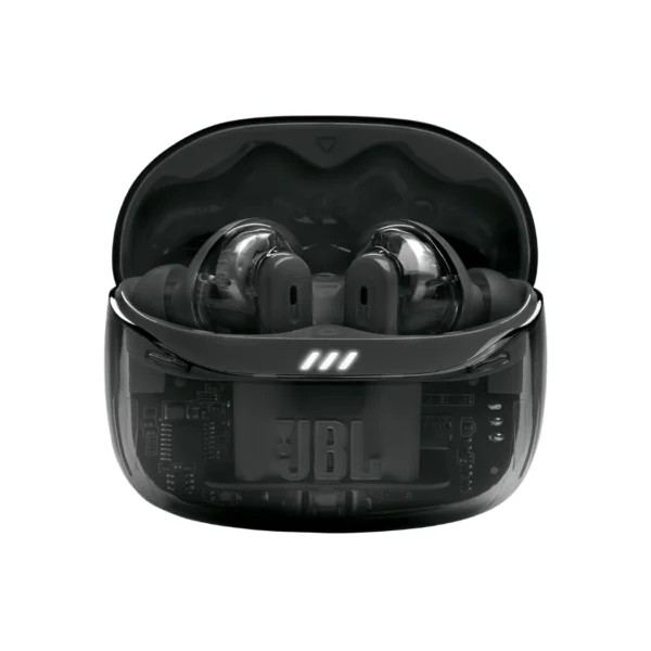 JBL Tune Beam 2 Ghost Edition - Auriculares inalámbricos TWS, ANC, diseño translúcido - Ghost Black - Imagen 5