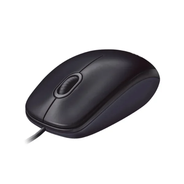 Logitech M90 Mouse con cable, ambidiestros - Negro/gris oscuro - Imagen 2