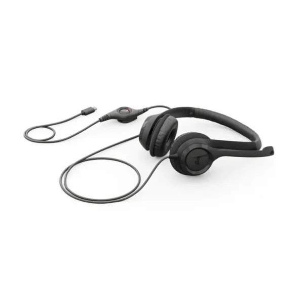 Logitech H390 Audífono con cable, USB-C, micrófono - Negro - Imagen 3