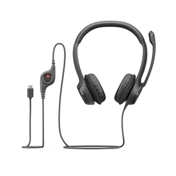 Logitech H390 Audífono con cable, USB-C, micrófono - Negro - Imagen 2