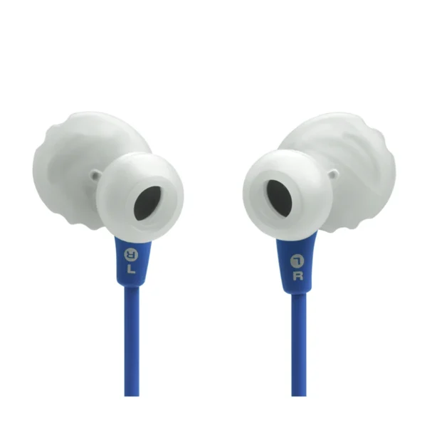 JBL Endurance Run 3C (USB-C) - Auriculares deportivos intraaurales con cable, alta resolución - Azul - Imagen 3
