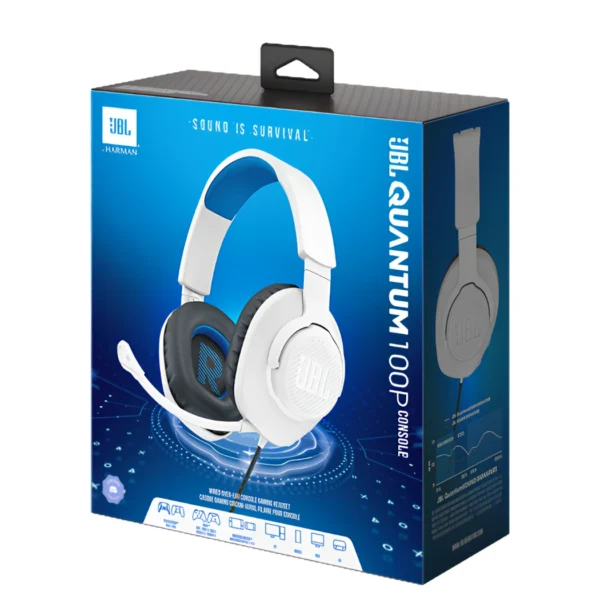 JBL Quantum 100P — Auriculares alámbricos, multiplataforma, PlayStation 5 - Imagen 2