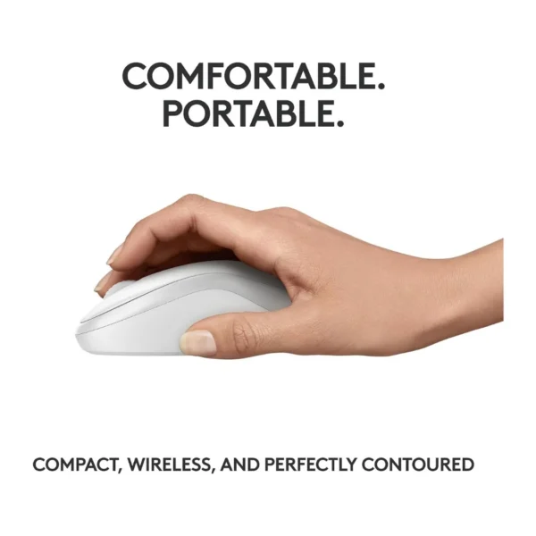 Logitech M240 Mouse compacto inalámbrico, bluetooth - Blanco - Imagen 5