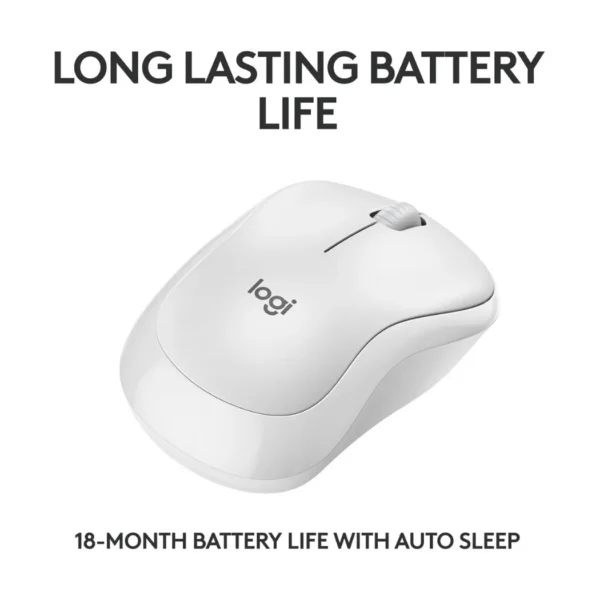 Logitech M240 Mouse compacto inalámbrico, bluetooth - Blanco - Imagen 6