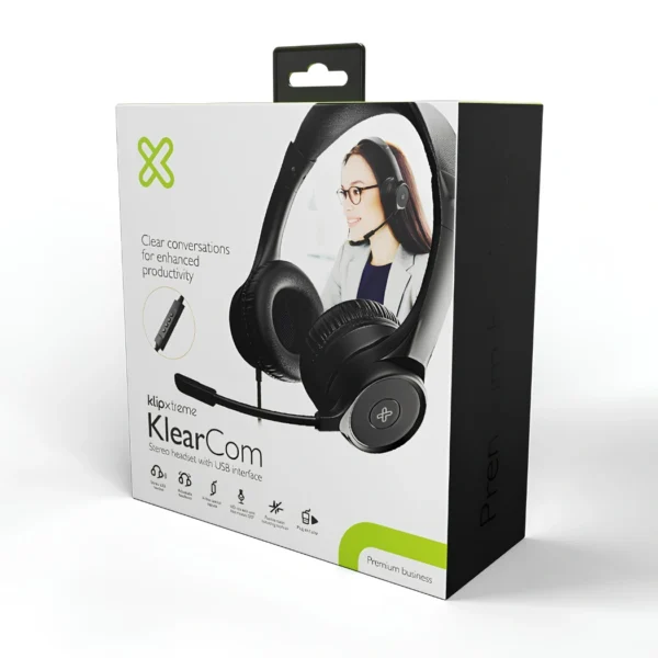 Klip Xtreme KlearCom — Audífonos estéreo con interfaz USB - Imagen 2