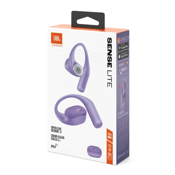 JBL Sense Lite - Auriculares inalámbricos open-ear, OpenSound - Morado - Imagen 2