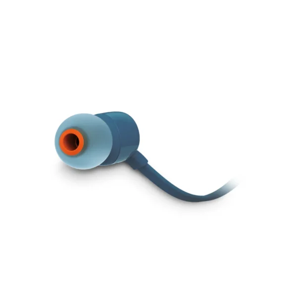 JBL Tune 110E - Audífonos intraaurales con cable, 3.5 mm - Azul - Imagen 4