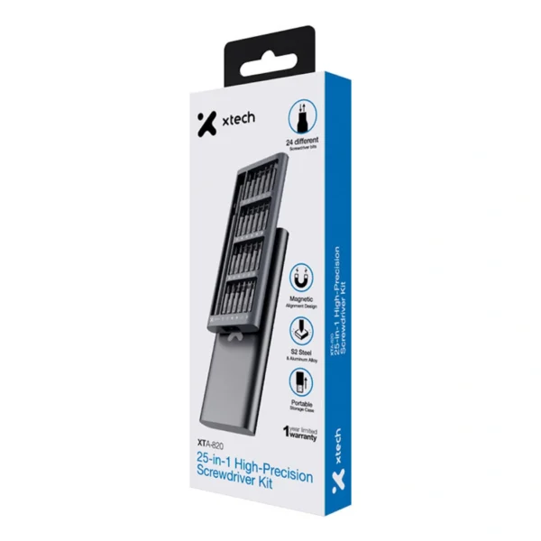 Xtech Kit de destornillador de alta precisión 25 en 1 - Imagen 2