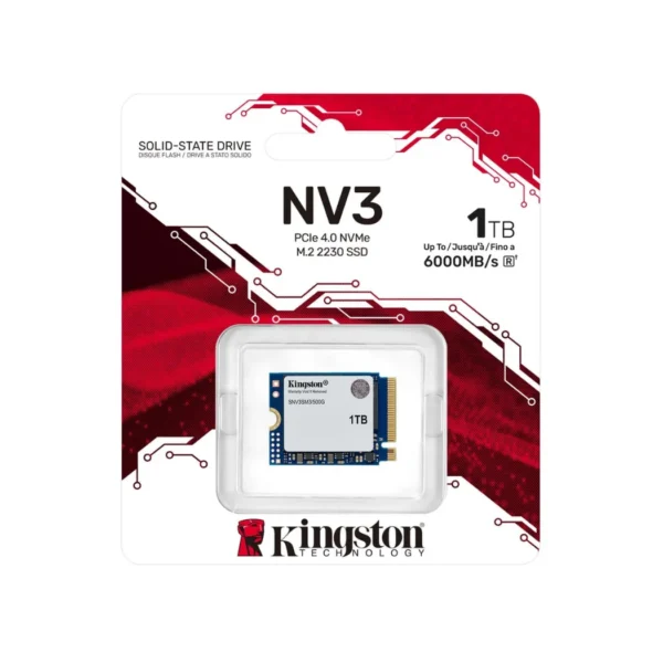 Kingston NV3 1TB - SSD NVMe M.2 2230, hasta 6000 MB/s lectura - Imagen 2