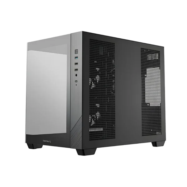 DeepCool CG330 3F - Case MicroATX, 3 Fans 120mm - Negro - Imagen 4