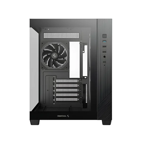 DeepCool CG330 3F - Case MicroATX, 3 Fans 120mm - Negro - Imagen 3