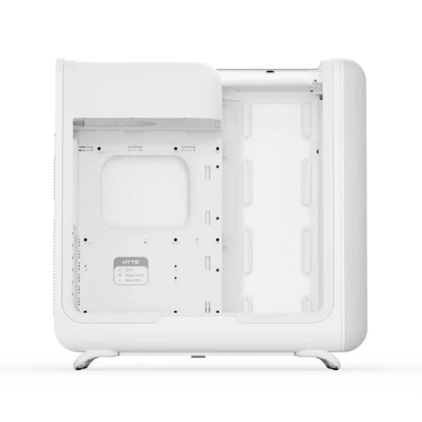HYTE X50 Snow White - Case ATX, vidrio acústico laminado, sin fans - Blanco - Imagen 7