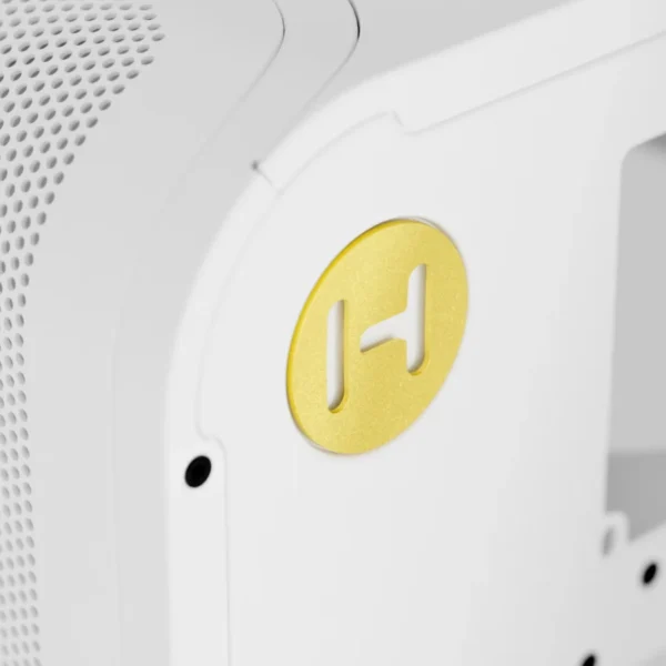 HYTE X50 Snow White - Case ATX, vidrio acústico laminado, sin fans - Blanco - Imagen 3