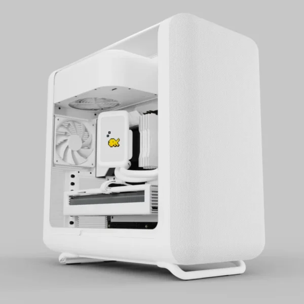 HYTE X50 Snow White - Case ATX, vidrio acústico laminado, sin fans - Blanco - Imagen 2