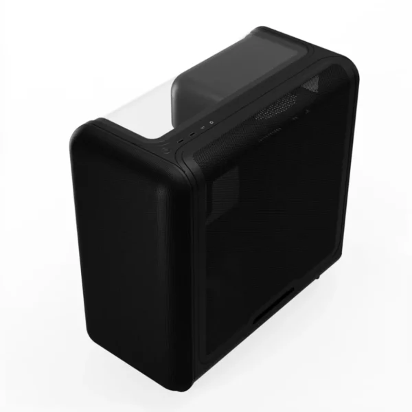 HYTE X50 Pitch Black - Case ATX, vidrio acústico laminado, sin fans - Negro - Imagen 6