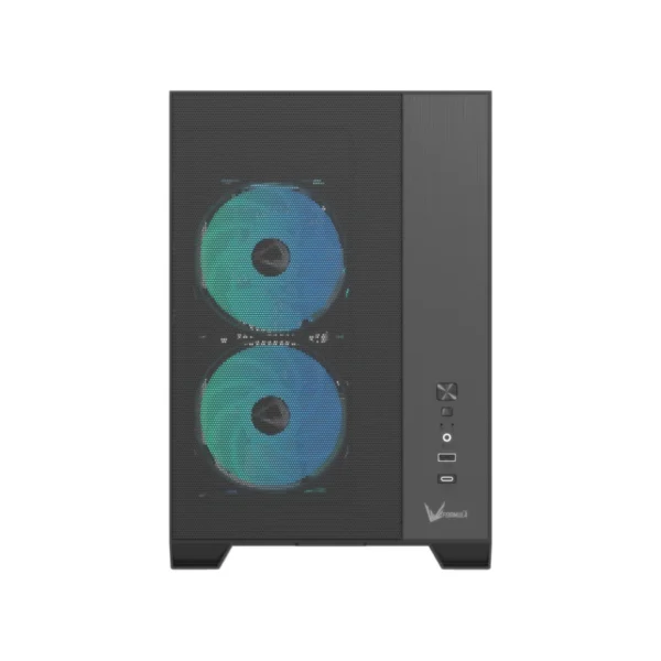Formula V Line Air Mesh G6 Plus Black AR - Case MicroATX, 3 fans 120mm - Negro - Imagen 5
