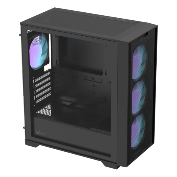 Formula V Line Air Mesh GX600 Plus Black - Case MicroATX, 4 fans 120mm - Negro - Imagen 2