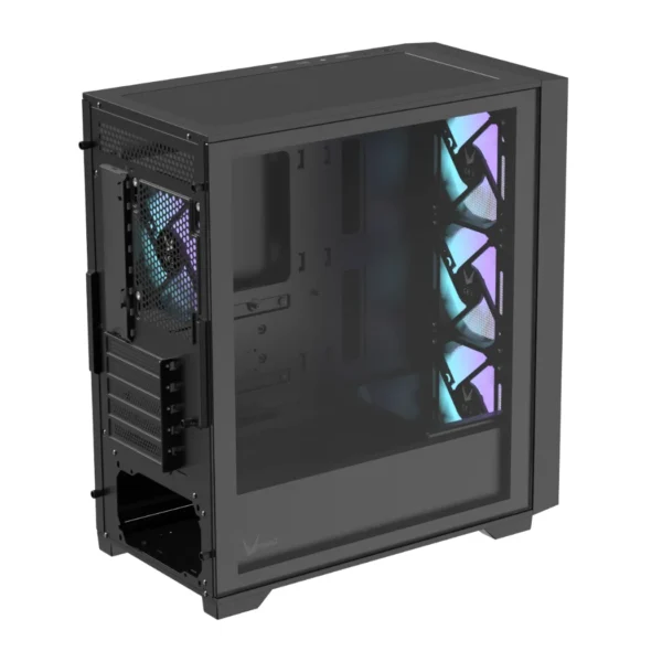 Formula V Line Air Mesh GX600 Plus Black - Case MicroATX, 4 fans 120mm - Negro - Imagen 3