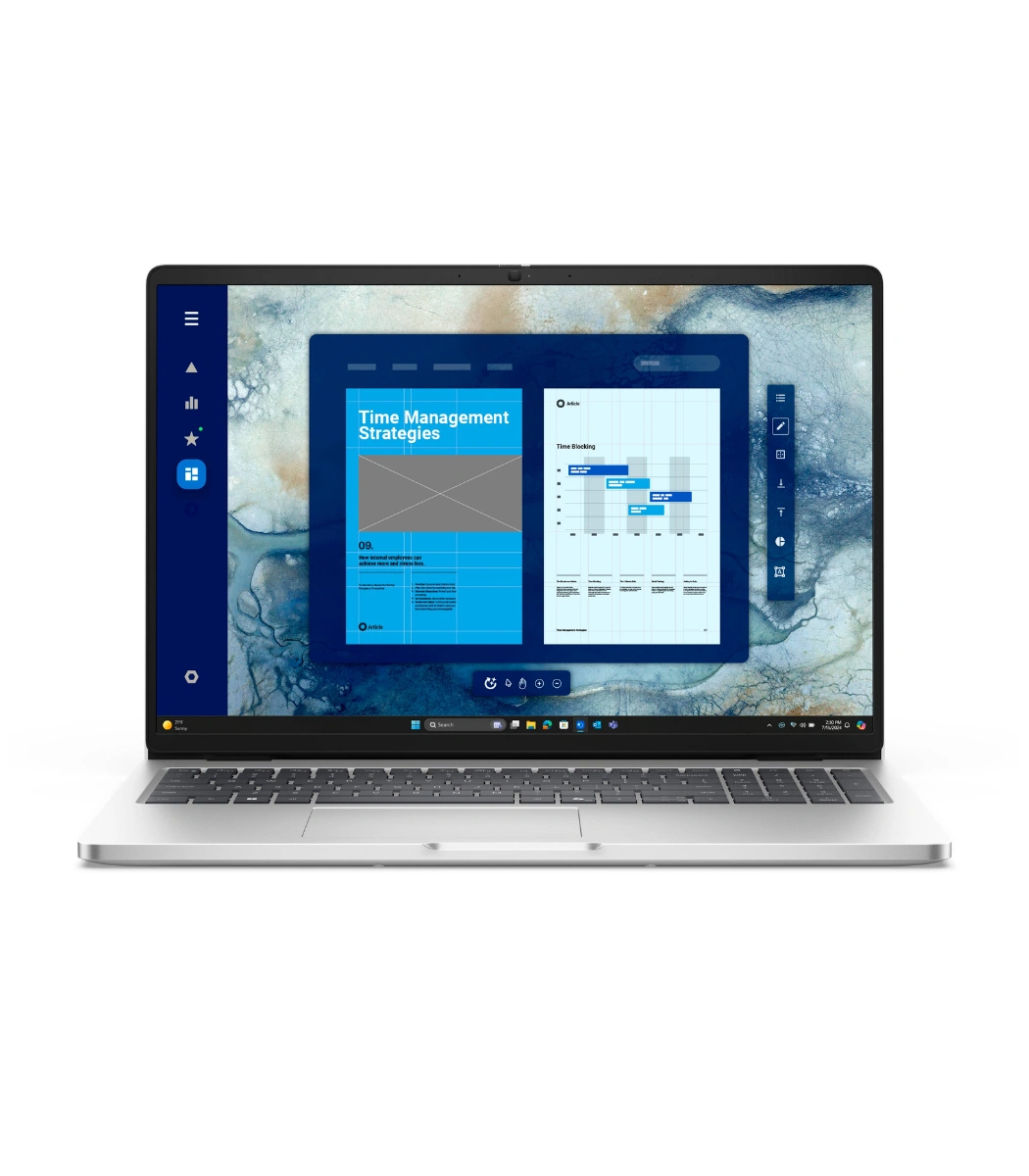 Web Lofi Studio - Computadoras - 2026-08-25T102205.127 Dell Pro 16 PC16250 XF5PC — Intel Core Ultra 7 255U | 16GB DDR5 | 512GB SSD | 16" 1920x1200 | W11 Pro | Español | Plata - Imagen 1