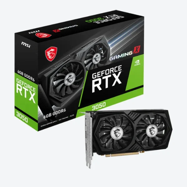 MSI GeForce RTX 3050 GAMING X 6G GDDR6 - Imagen 2