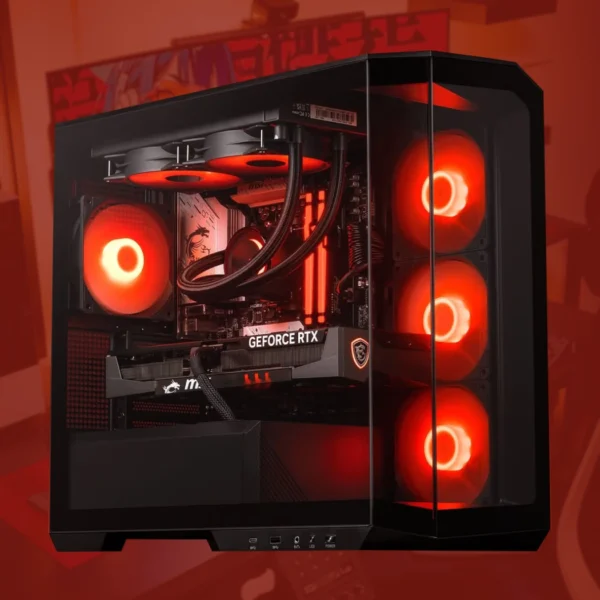 PC ULTIMATE —  AMD R5 9600X, 32GB DDR5 6000MHz, RX 9600 XT 16GB, SSD 1TB NVMe, 750W Bronce, AiO 360mm, Wifi y BT, Windows 11 Home - Imagen 2