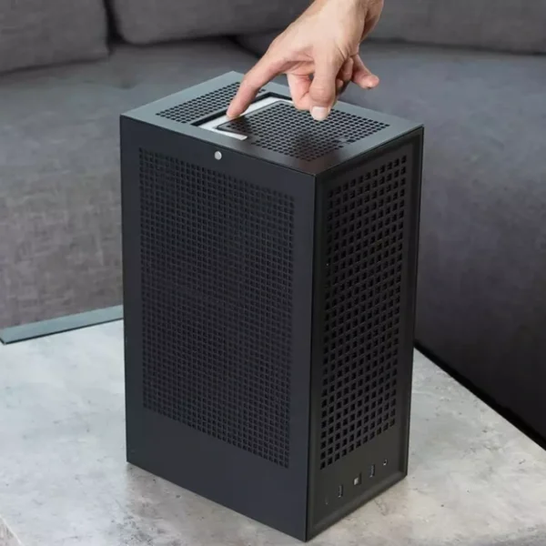 HYTE Revolt 3 Black — Caja Mini ITX Premium, sin fans, negro | CS-HYTE-REVOLT3-B - Imagen 2