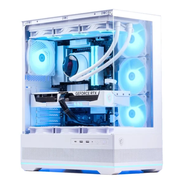 PC SERAPHIN —  Intel Ultra 7 270K Plus, 32GB DDR5, RX 9060 XT 16GB, SSD 1TB NVMe, 750W GOLD, AiO 360mm, Wifi y BT, Windows 11 Pro