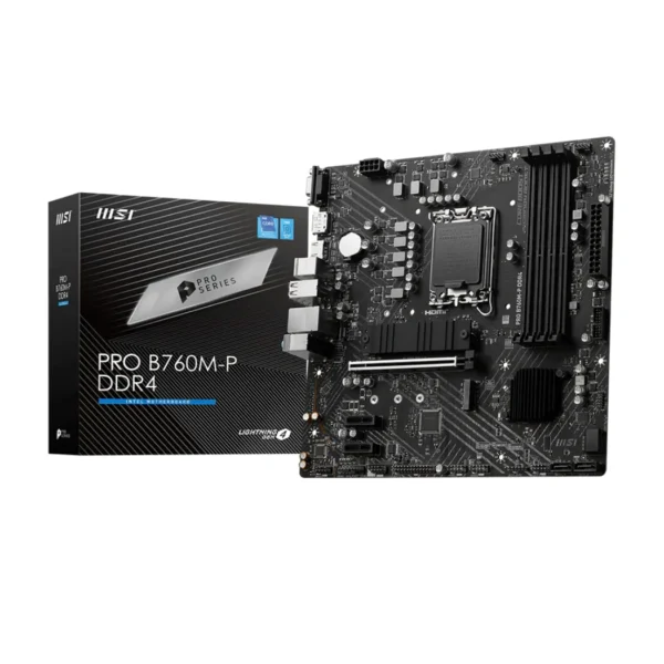 Intel Core i5-14400F + MSI PRO B760M-P D4 MicroATX DDR4 - Imagen 3