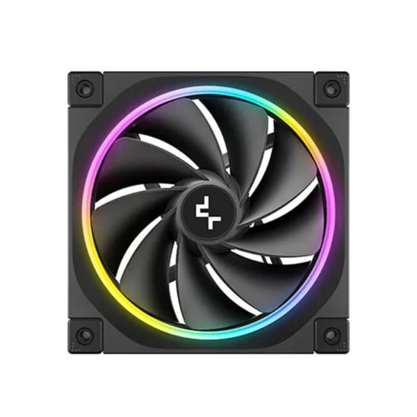 DeepCool FL12R 3 IN 1 — 3 Fans Reversibles 120mm ARGB, 1200rpm, Conector PWM 4 pines, Negro | R-FL12R-BKAPN3-G - Imagen 4