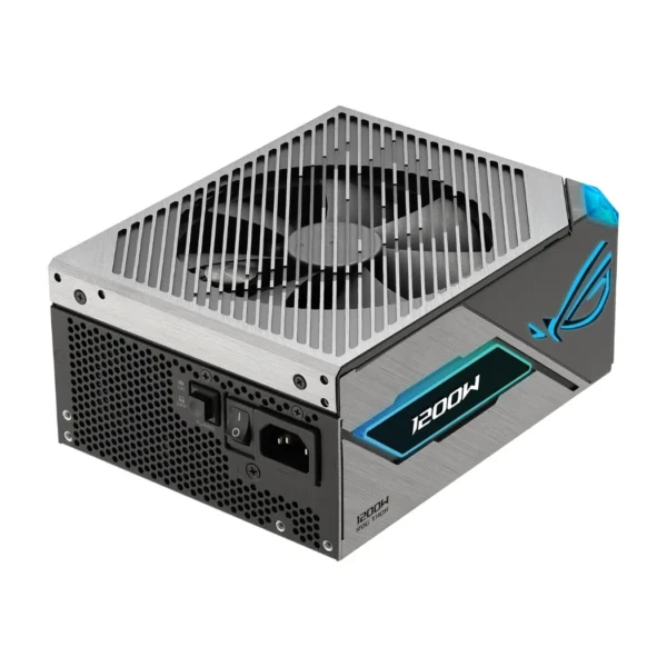 ASUS ROG THOR 1200W Platinum III — Fuente de Poder ATX Full Modular, Cybenetics Platinum, GaN MOSFET, Pantalla OLED magnética | ROG-THOR-1200P3-GAMING - Imagen 3