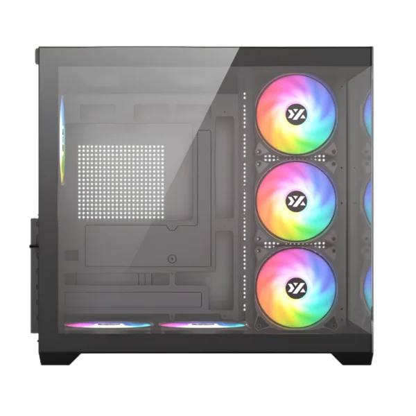 XYZ Tesseract X 50 — Caja ATX, 6 Fans RGB - Negro - Imagen 2