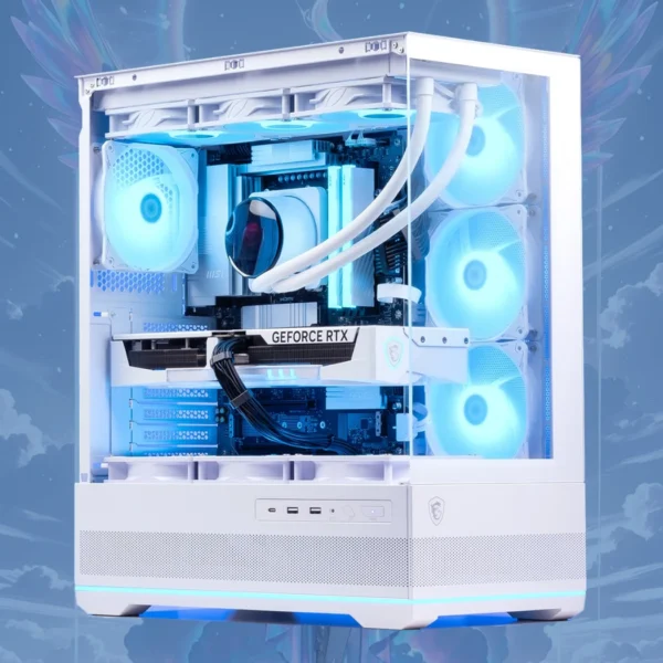 PC SERAPHIN —  Intel Ultra 7 270K Plus, 32GB DDR5, RX 9060 XT 16GB, SSD 1TB NVMe, 750W GOLD, AiO 360mm, Wifi y BT, Windows 11 Pro - Imagen 2