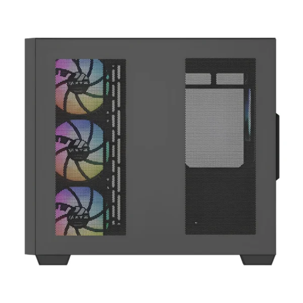 XYZ Qubex — Caja ATX, 4 Fans ARGB, controlador - Negro - Imagen 4