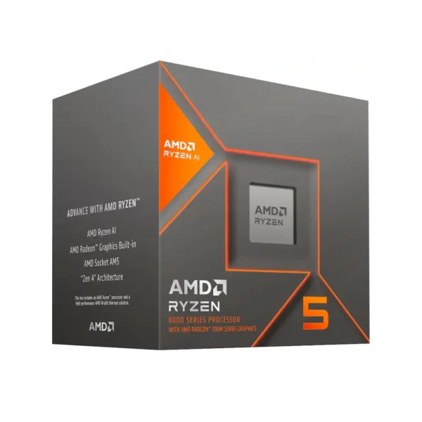 AMD Ryzen 5 8600G — 6 núcleos, 12 hilos, AM5, 16MB Caché | 100-100001237BOX - Imagen 2