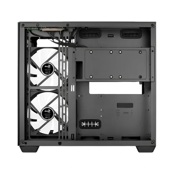 Aerocool Dryft Black V1 — Caja ATX, 6 Fans RGB Fijo, Negro | DRYFT-G-BK-V1 - Imagen 5