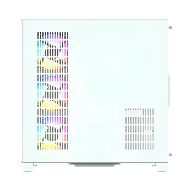 XYZ Neutron White — Caja ATX, 4 Fans 120mm RGB, pantalla LCD 8.8" - Blanco - Imagen 4