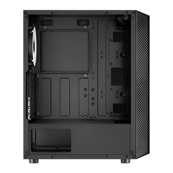 Aerocool Hive FRGB — Caja ATX, 1 Fan RGB Fijo, Negro | HIVE-G-BK-V3 - Imagen 3