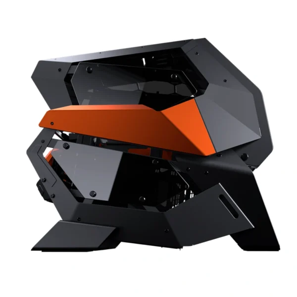 Cougar Conquer 2 — Caja ATX, 1 fan ARGB, negro/naranja | CONQUER-2-BK - Imagen 4
