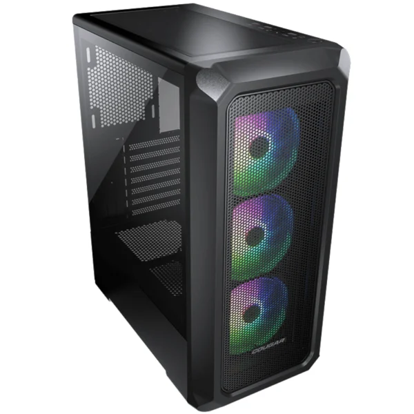 Cougar Archon 2 MESH RGB — Caja ATX, 3 fans ARGB, negro | ARCHON-2-MESH-RGB - Imagen 2