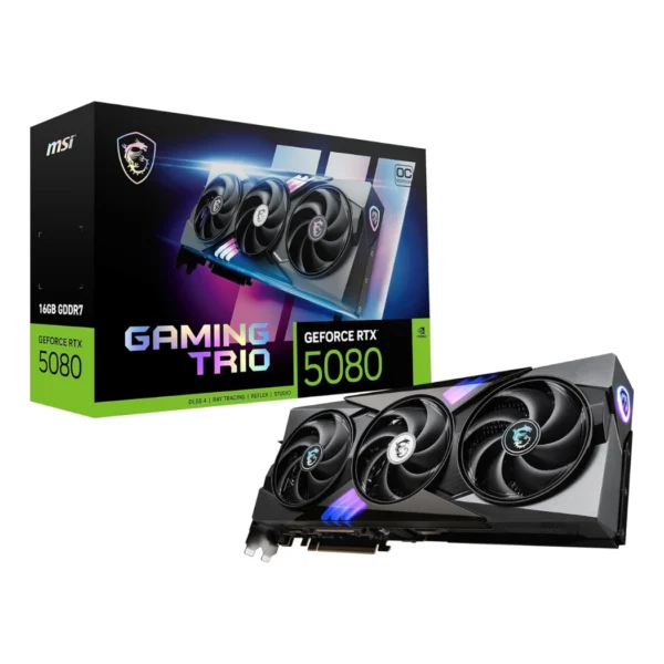 MSI GeForce RTX 5080 16G Gaming TRIO OC GDDR7 | 912-V531-026