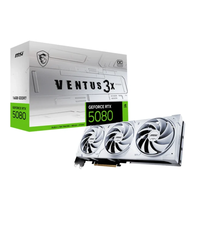 MSI GeForce RTX 5080 16G Ventus 3X OC White