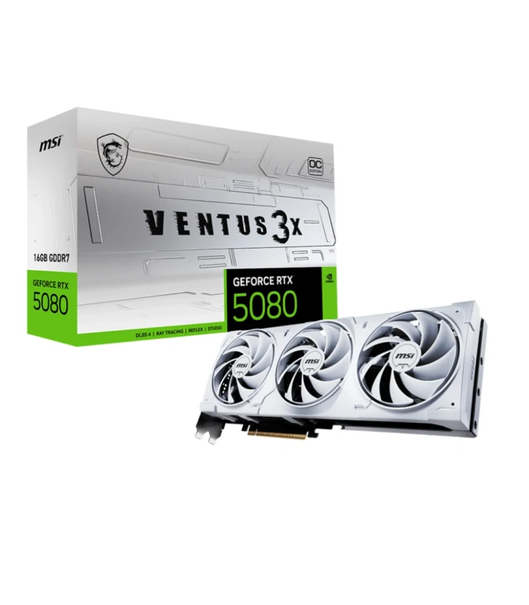 MSI GeForce RTX 5080 16G Ventus 3X OC White
