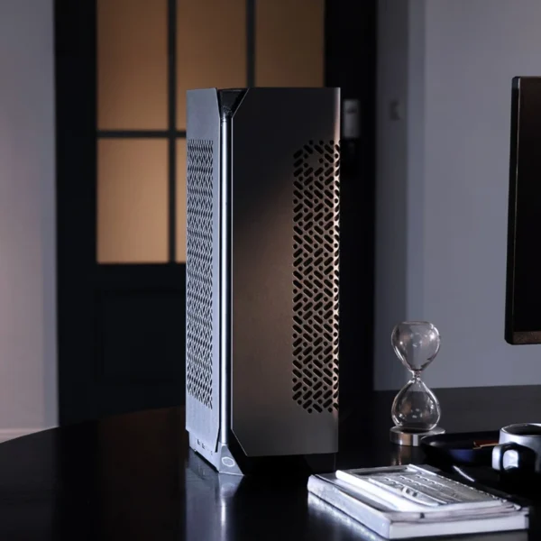 Cooler Master NCORE 100 MAX — Case Mini ITX SFF, Refrigeración preinstalada 120mm, Fuente de Poder V SFX Gold 850W ATX 3.0 PSU, Dark Grey | NR100-MNNN85-SL0 - Imagen 2