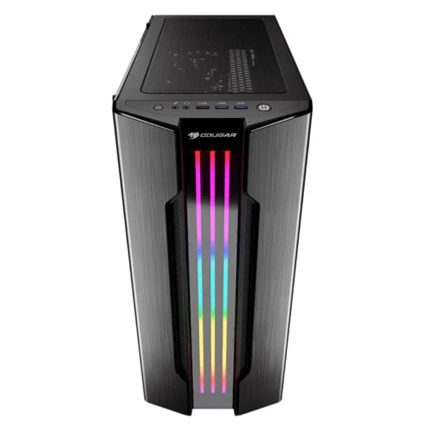 Cougar Gemini S Iron Gray — Caja ATX, sin fans, gris | GEMINI-S - Imagen 2