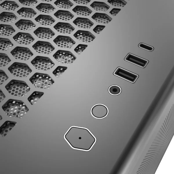 Cooler Master ELITE 600 — Case ATX, sin fans, negro | E600-KGNN-S00 - Imagen 4