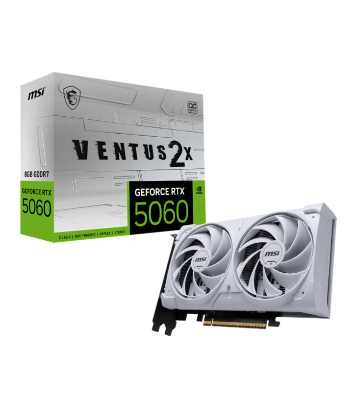 MSI GeForce RTX 5060 8G VENTUS 2X OC WHITE